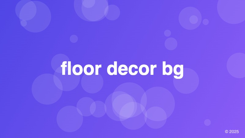 floor decor bg