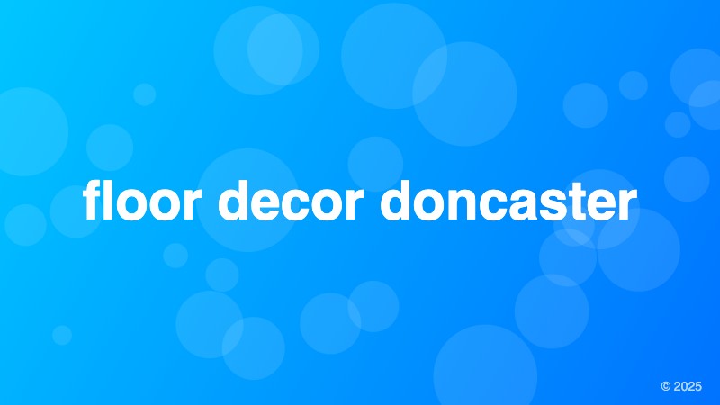 floor decor doncaster