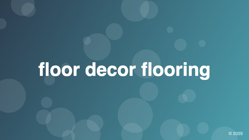 floor decor flooring