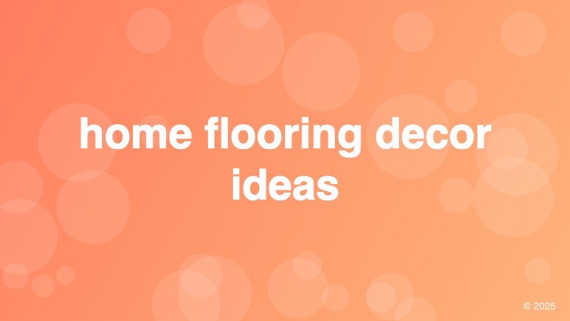 home flooring decor ideas